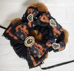 即購入不可！フォロワー様限定！いつぬいサイズぬい服・ブラウンくまさん