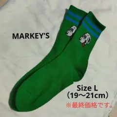 マーキーズ　オーシャン&グラウンド　ソックス　L（19〜21cm）