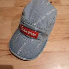 Supreme デニムキャップ ライトブルー - メルカリ