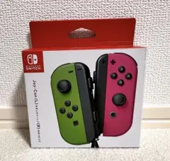 【新品未使用品】 任天堂 スイッチ Joy-Con ネオングリーン/ネオンピンク