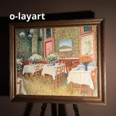 手書き油絵 3枚組 コスモス畑 肉筆額付 額付き 絵画 インテリア 油彩