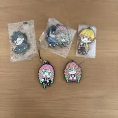 鬼滅の刃 ラバーストラップ 5個セット