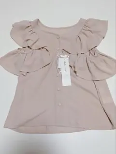 JILL by JILLSTUART フリルトップス　新品未使用　ピンク　フリーのサムネイル