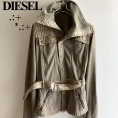 DIESEL カーキ　ミリタリー　コットン　ジャケット