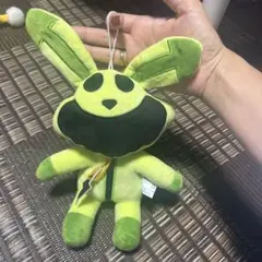 緑色ウサギ型ぬいぐるみ
