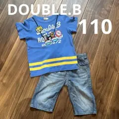 ダブルビー　Tシャツ　ハーフパンツ　上下セット