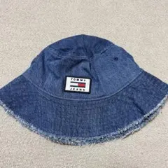 TOMMY JEANS バケットハット デニムロゴ トミー 帽子