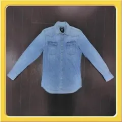G-STAR RAW スリムフィット デニムウエスタンシャツ XS