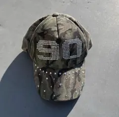 美品 9090girl Numbering Studs Cap Leopard - メルカリ