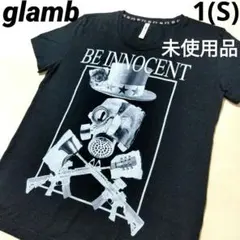 glamb グラム　ビッグロゴプリント半袖カットソー　黒　1(S)のサムネイル