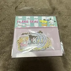 산리오 キャラクターズ フレークシール アイスクリームパーラー
