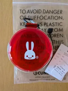 CUNE　丸いクリアポーチ　レッドのサムネイル
