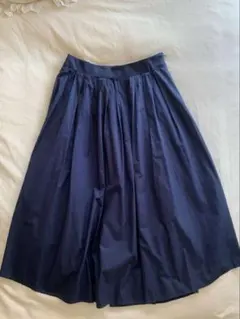 Spick and span ネイビー フレアロングスカート(36)