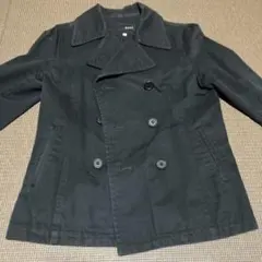 OZOC ブラック ピーコート 40