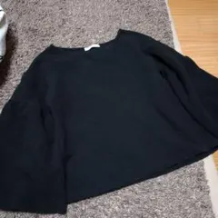 LOWRYS FARM フレアスリーブ長袖Tシャツカットソー