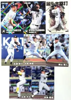 2026カルビープロ野球チップス第1弾 千葉ロッテ　スターカード他8枚