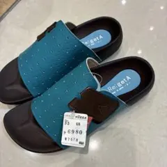 Re:getA 青 サンダル