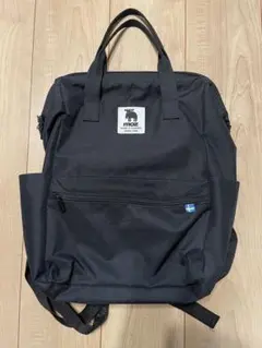 【美品】moz モズ 口金リュック バックパック ブラック A4収納 通勤 通学のサムネイル