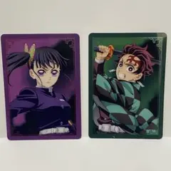 劇場版　鬼滅の刃　無限城編　箔押しランダムカード　竈門炭治郎　栗花落カナヲ　映画