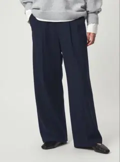 【未使用品】オルマイ ワイド パンツ マシンウォッシャブル ストレッチ M