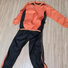 Puma ピステ上下 オレンジ/ブラック140