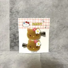 【即日発送】サンリオ ハローキティ ヘアクリップ 前髪クリップ 2点セット