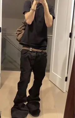 レオパードベルト ベルト y2kベルト