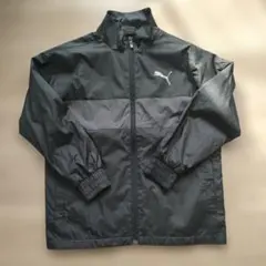 Puma ブラック ジップアップジャケット　140センチ