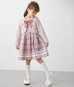 any FAM フォーマルワンピース 120 入園式 女の子 ピンク