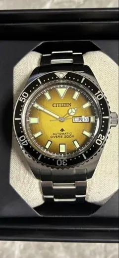 CITIZEN 自動巻き 手巻きダイバーズ 200m 腕時計のサムネイル
