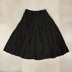 希少 80s Harry Acton Vintageプリーツスカート 黒 レトロのサムネイル