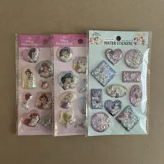 ディズニープリンセス カプセル ウォーターシール3種セット(seria)のサムネイル