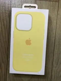 純正iPhone 14Pro シリコーンケース　 カナリアイエロー新品