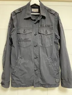 U.S. ARMY AVIREX ミリタリージャケット ブラックL