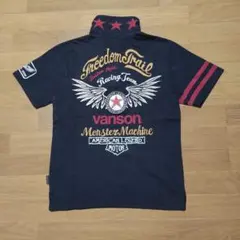 vanson 　ポロシャツ ブラック Sサイズのサムネイル