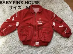BABY PINK HOUSE ブルゾン ジャンバー ロゴ ワッペン ビンテージ