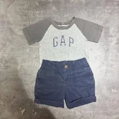 baby Gap 上下セット　90サイズ　半袖ロンパース　　ショートパンツ