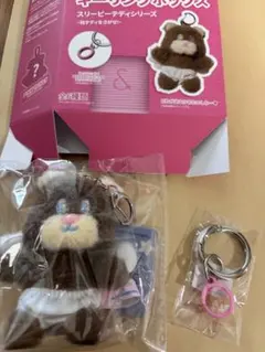 【ラスト1点】ロムアンド シークレットキーリング　スリーピーテディ ブラウン