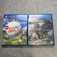 new みんなのGOLF モンスターハンターワールド PS4