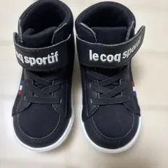 le coq sportif ブラック ハイカットスニーカー 13cm