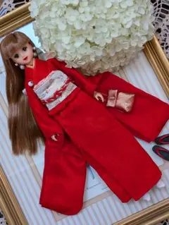 ♥箱無し・新品♥旧タカラジェニー・着物エリーゼ白地花　ジェニーフレンドエリーゼ ♥箱無し・新品♥旧タカラジェニー・着物エリーゼ白地花 ジェニー