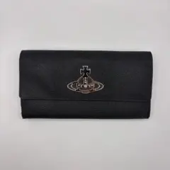 vivienne westwood 長財布　ブラック　シルバー　メタル　財布