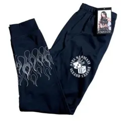 上谷沙弥　スターダム　スウェットジョガーパンツ　L ブラック