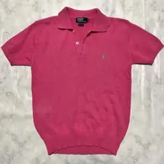 90s ポロラルフローレン サマーニット ポロシャツのサムネイル