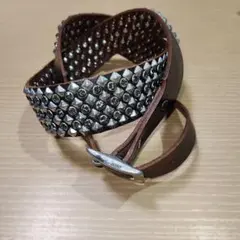 incursore di Lycan スタッズ&スワロフスキーレザーベルト