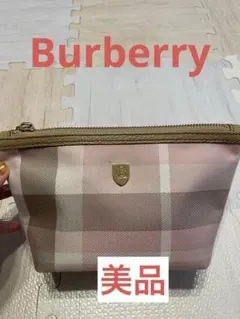 【美品】Burberryブルーレーベル　ポーチ