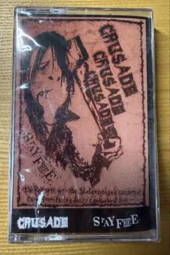 90's大阪女性クラストコア CRUSADE「STAY FREE」カセットテープ