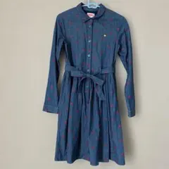 ケイトスペードニューヨーク　ハート　長袖ワンピース　デニムワンピース　160cm