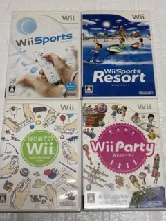 ⭐️24時間以内発送⭐️ Wiiソフトまとめ売り　4本セット　パーティ　スポーツ