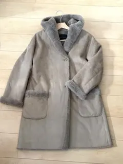 ［最終値下げ］アーバンリサーチ ムートン風 フード付き　ファーコート